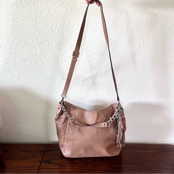 Michael Kors Megan TZ Convertible Leather Purse - Picture 1 of 9